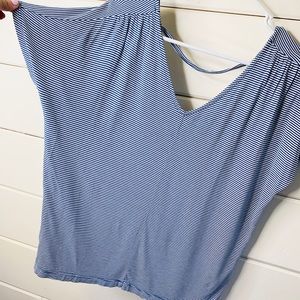 Cotton striped blouse